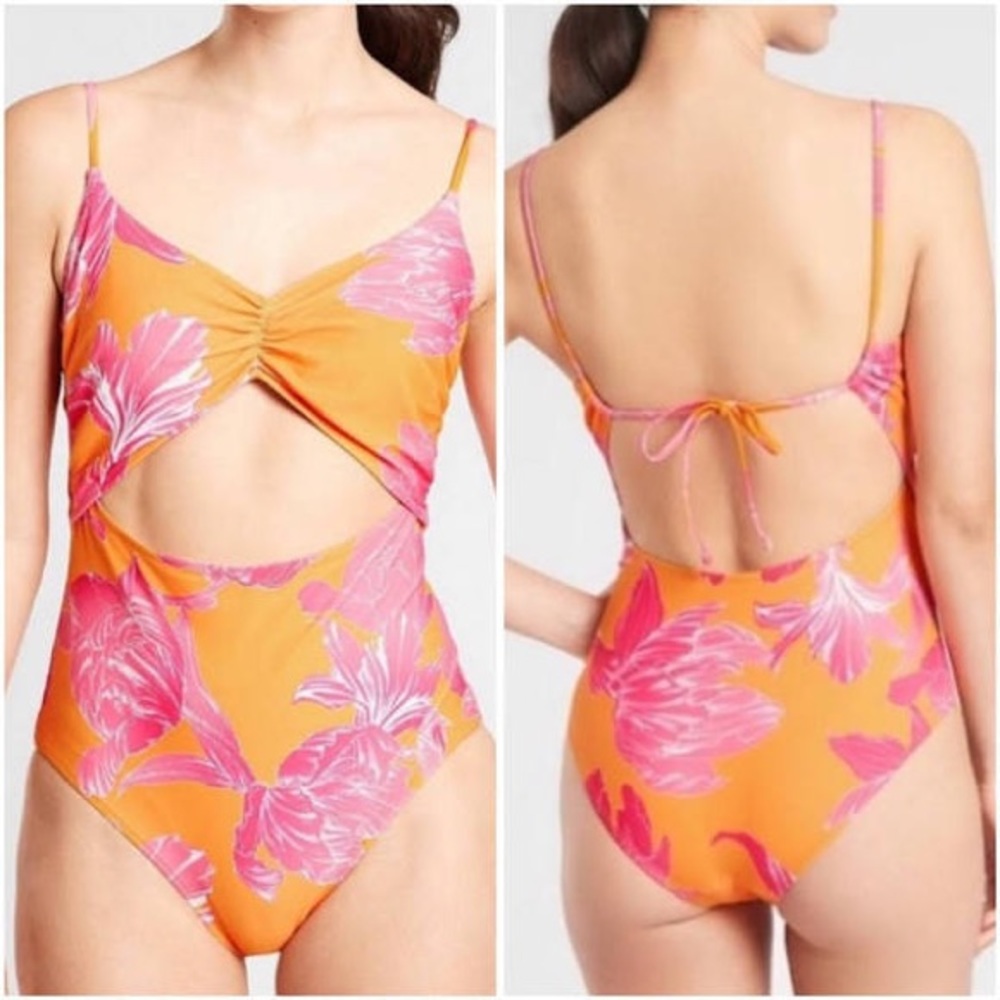 NWT Athleta Kailua cutout swimsuit L